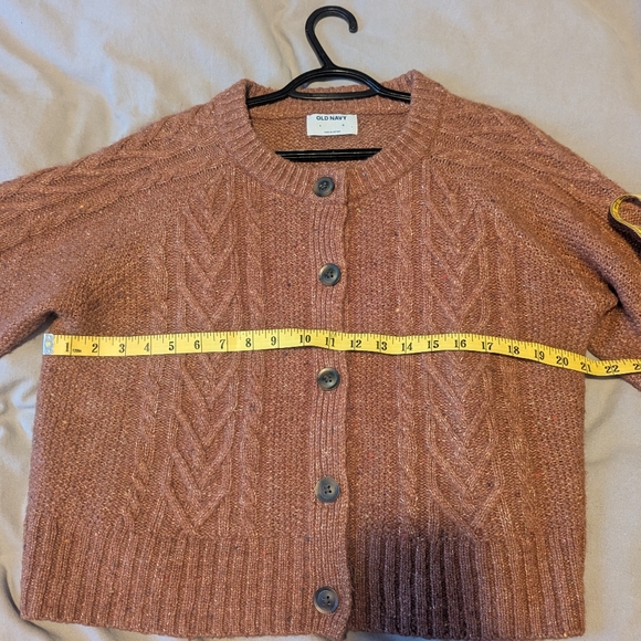 Brown Old Navy Buttoned Cardigan SZ L - Picture 4 of 9